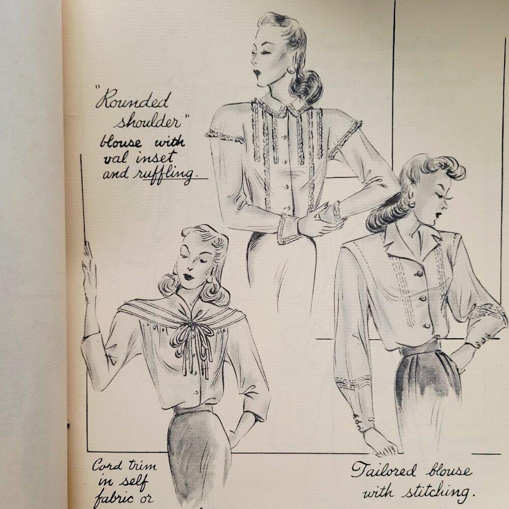 👄Vintage 1946 Spring Illustrated Fashion Booklet The Originator Vol V - Picture 5 of 7